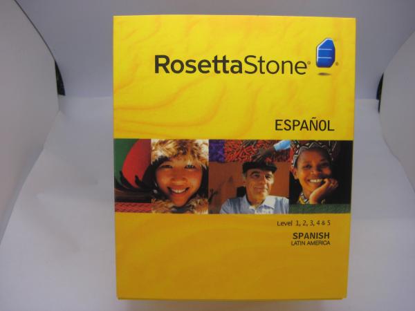 Nível espanhol 1,2,3,4,5 da América Latina da pedra de Rosetta