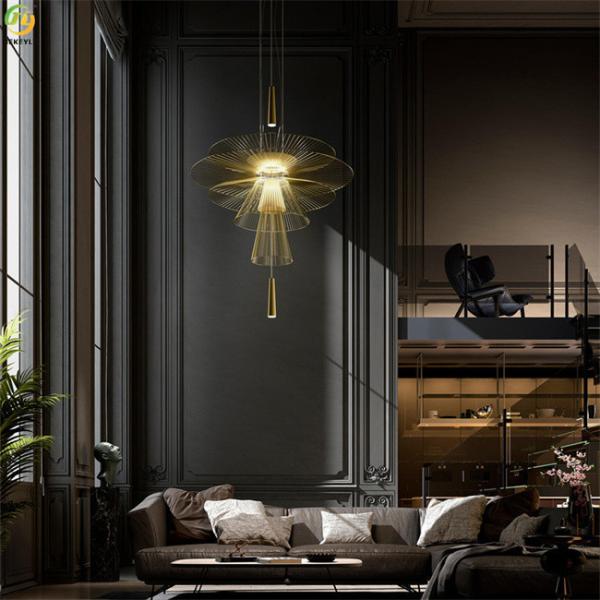 Home Light Luxury Metals Chandelier GU10 Restaurant Modern Pendant Light