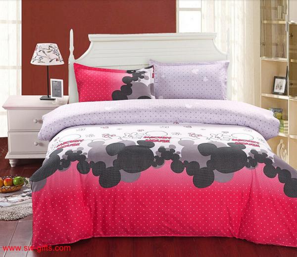 New Printing Bedding Set Fashion Bed Sheet Duvet Cover Pillowcase Winter Cotton Bed set