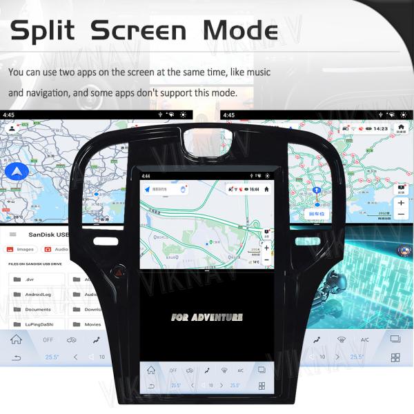 Стерео автомобильный радиоприемник экрана касания для радиотелеграфа 2013-2019 андроида 11 Крайслер 300C