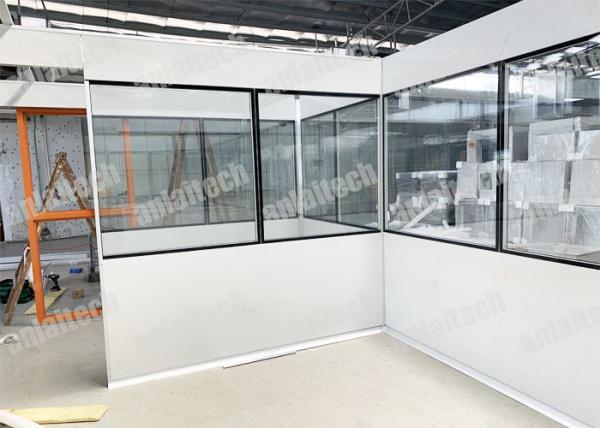 HVAC AHU Plexiglass PLC Clean Rooms Class 10000 Air Locked For Food Packing Line