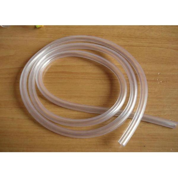 Food Grade 100% Virgin Silicone Tube Extrusion 3 - 4mm thickness High Tensile Strength