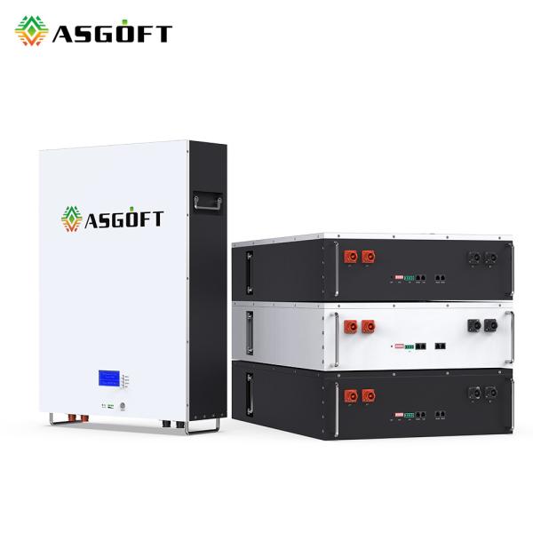 Hybrid Grid LiFePO4 Lithium Powerwall Solar Battery 51.2 V 48 Volt 5KWh
