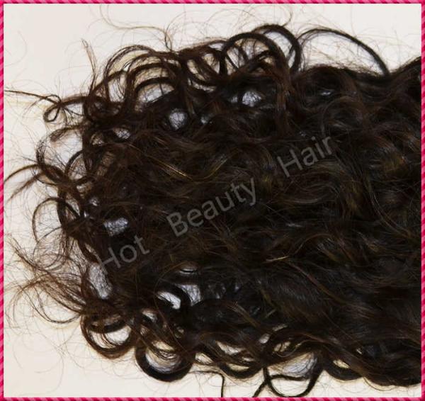 Black Remy Peruvian Virgin Human Hair Extensions 18 22 Loose Wavy Natural Wave