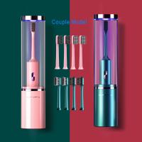 La venta caliente cepillo de dientes eléctrico impermeable con UV Esterilización cepillo de dientes con Sonic totalmente automático DuPont Soft Brist