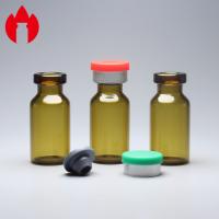 3ml Amber Mini Glass Tube Vial With Flip Off Cap