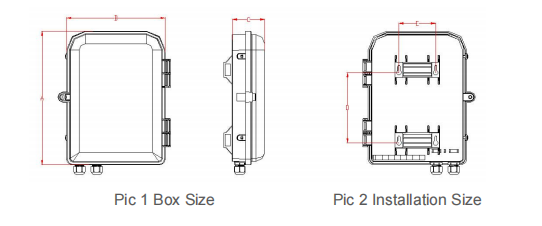 16 puertos Caja de terminación de fibra óptica peso ligero Inserción y extracción Vida 1000 veces Caja de terminación de cable FTTx