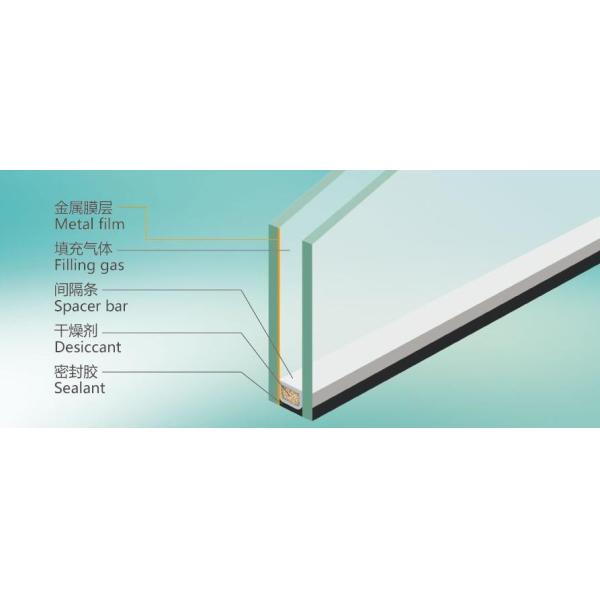 Vacuum Thermal Insulation Glass Panel with 6mm Glass Thickness and Solid Structure