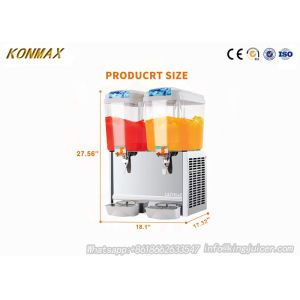 Профессиональный автоматический коммерчески распределитель напитка для лимонадов 18L×2