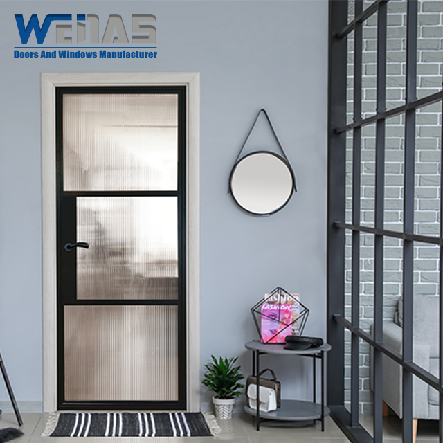 Firm And Noiseless Bedroom Aluminium Casement Doors For Apartment Or Villa