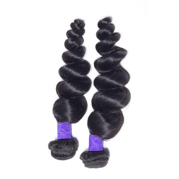 12A Grade Loose Wave Brazilian Virgin Human Hair Extension with No Chemical Processing