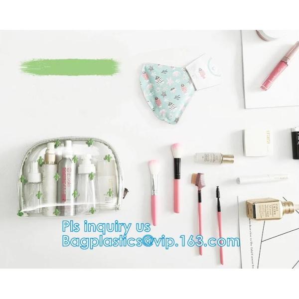 Women Travel Make Up Cosmetic Pouch Bag Clutch Handbag Casual makeup organizer pouch necessaire box, drawstring packs