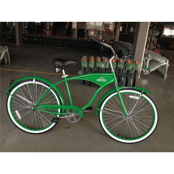 26 Inch Single Speed Adult Beach Cruiser Bike with Metal Tray Convenient Front Tray