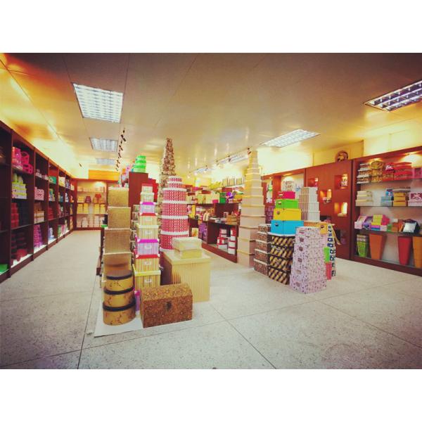 Folding Kraft Paper Box Full Color Logo Printed Matt Lamination With Cotton Handle