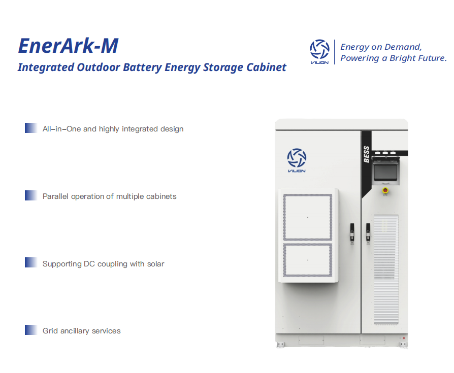 120kwh Integrated Battery Energy Storage Cabinet all in one system EnerArk-Mini 60kw output