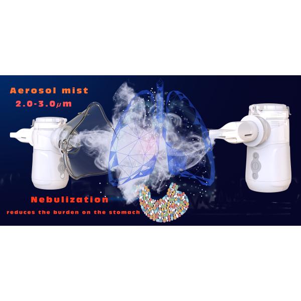 DC 5V USB Portable Mesh Nebulizer 9-18ml Capacity