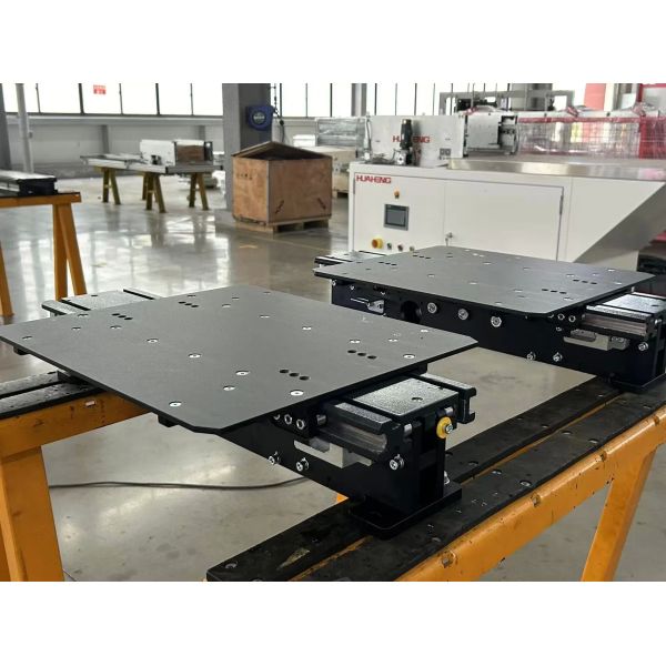 1000 X 1100MM Bin Telescopic Fork Lightweight Single Motor Double Deep Fork Red Black