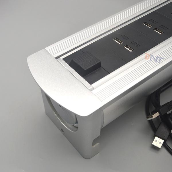 US market flush mount flip up desktop switch socket for conference table