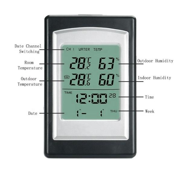 66*120*22mm Mini Digital Thermohygrometer For Indoor Home Humidity Range 20% To 90%