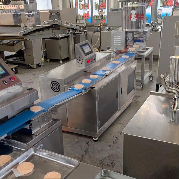 Automatic Beef Patty Processing Machine Hamburger Meat Pie Making Machine with Motor Divisora De Masa