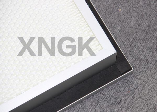 Flange Carbon Hepa Filter Single / Double Header , HV Glass Fiber Media Small Hepa H12 Filter