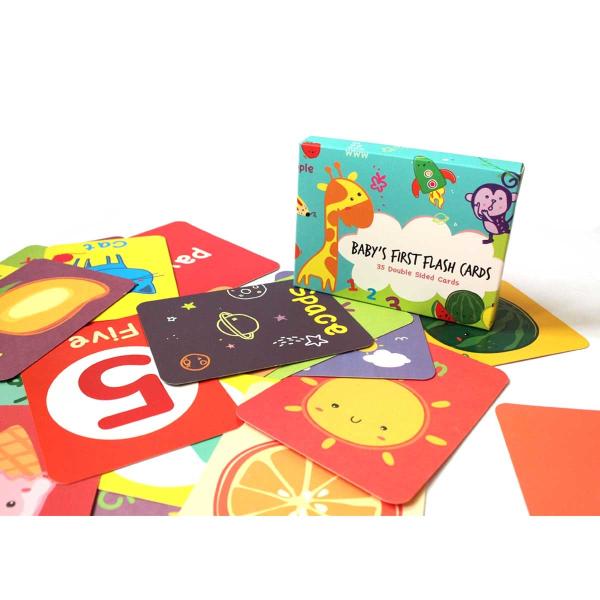 Eco Friendly Educational Custom Flash Card Early Learning Flash Cards For