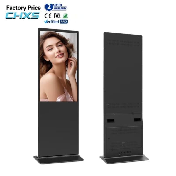 CH 43/50/55 Inch Full HD Portable Touch Screen Monitor Floor Stand IPS Panel Totem Built-In CMS for Digital Signage Shopping