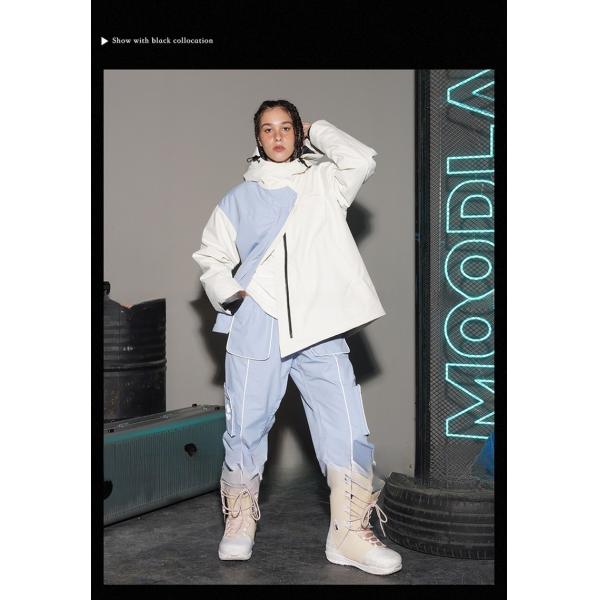 Windstopper Material Professional Ski Pant with Reflective Lines and Windproof Feature