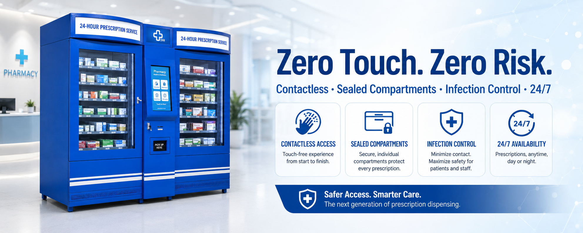 Winnsen Contactless Isolation Ward Medicine Dispenser Touchless Pickup for Infection Control