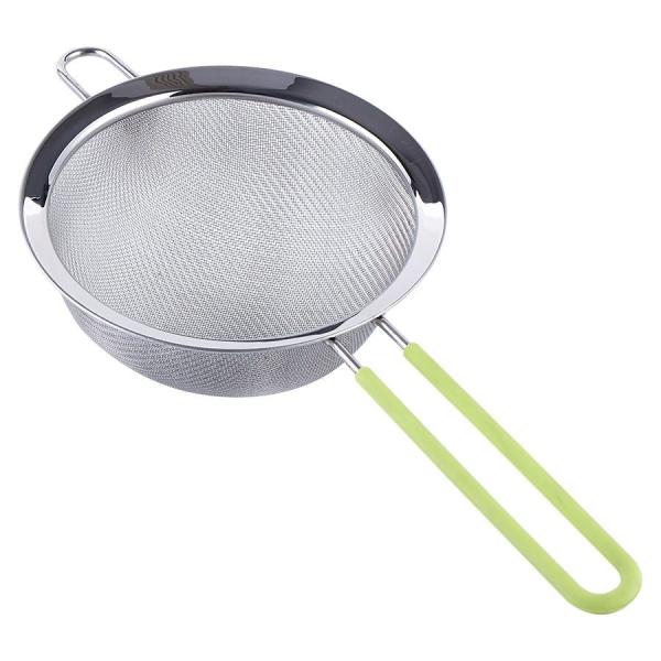 Kitchen Supply - Premium Quality Stainless Steel Mesh Frying Strainer/Fine Mesh Strainer Set for Restaurant