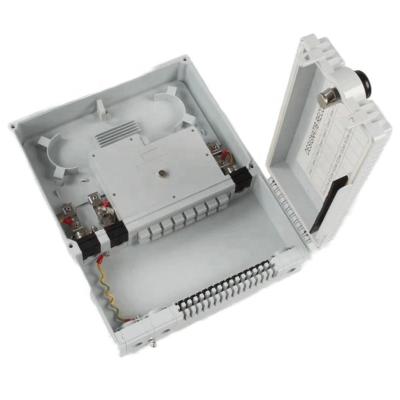 Tipo Caixa de distribuição FTTX 16 24 núcleo PC Material ABS Caixa de distribuição de fibra óptica exterior