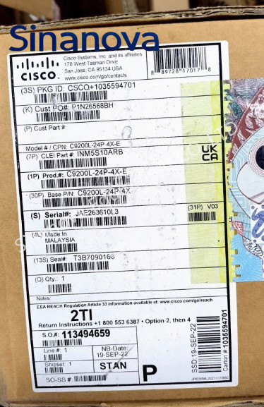 C9200L 24P 4X E 24-Port PoE+ Layer 3 Switch Stackable Enterprise Access Switch original new