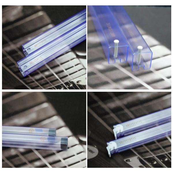 Трубки PVC пластиковые ясные анти- статические IC для компоновки электронных блоков