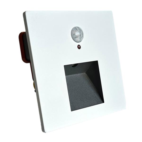 Easy Mount Stairwell Lighting Luxury Indoor SS Panel Magnetic Mounted PIR Motion Sensor