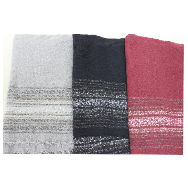 450g 165*120cm100%AcrylicWoven Quanquan Yarn Jacquard Tassel Poncho high quality factory keep warm fashion scarf