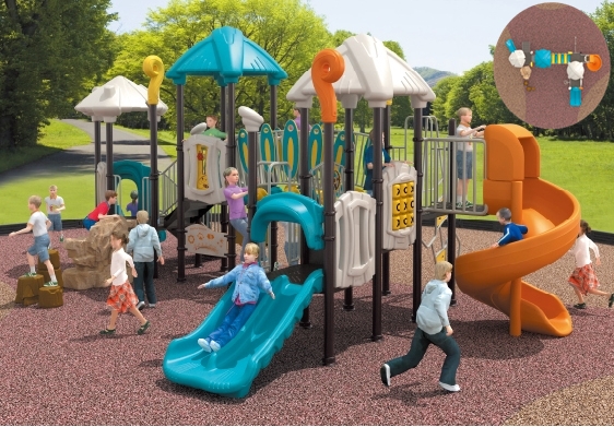 Preschool Play Equipment  Outdoor Playground for Schools QX-006C