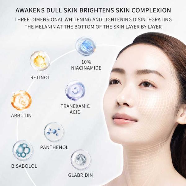 Agua Retinol translúcido Niacinamida Suero Piel grasa para hiperpigmentación sensible
