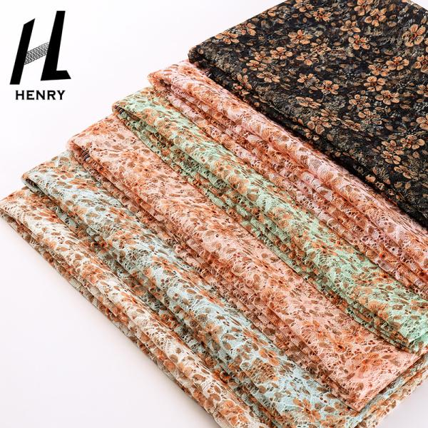 Wholesales Popular Fashion Net Embroidery Fabric Design Tulle Mesh For Dresses Polyester Tulle Cloth