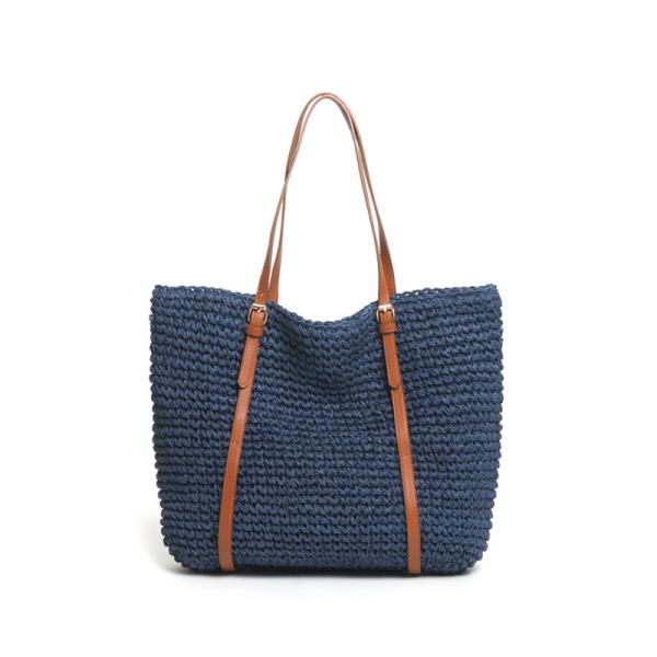 Original Purse Rattan Lafite Straw Bucket Bag Crochet Woven Personalised