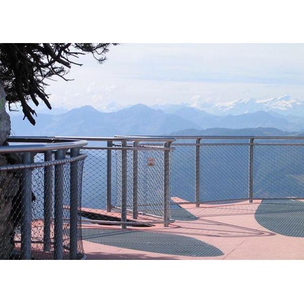 Filet de câble de rampe d'escalier SS304 1,6 mm 50 mm pour clôture de décoration de sécurité