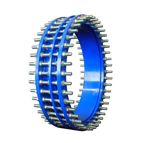 Carbon Steel Flexible Universal Dresser Coupling Blue Epoxy Coated Joints
