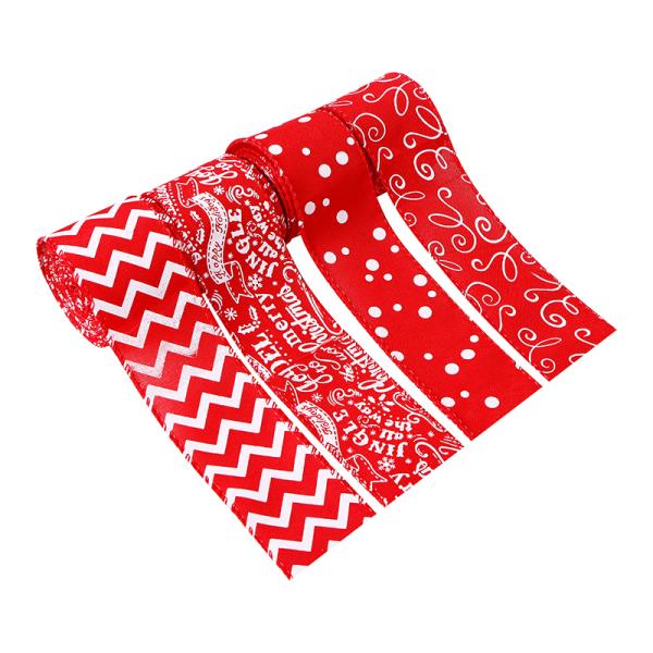 MSD Wired Burlap Ribbon 2.5 Inch Christmas Bow Ribbon Support for Customized OEM Needs