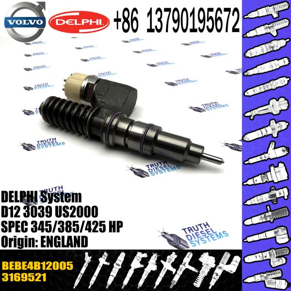 инжектор инжектора 3169521 коллектора системы впрыска топлива на распылитель форсунки 3169521 8113837 дизельного топлива тележки D12C FH12 FM12 VOL