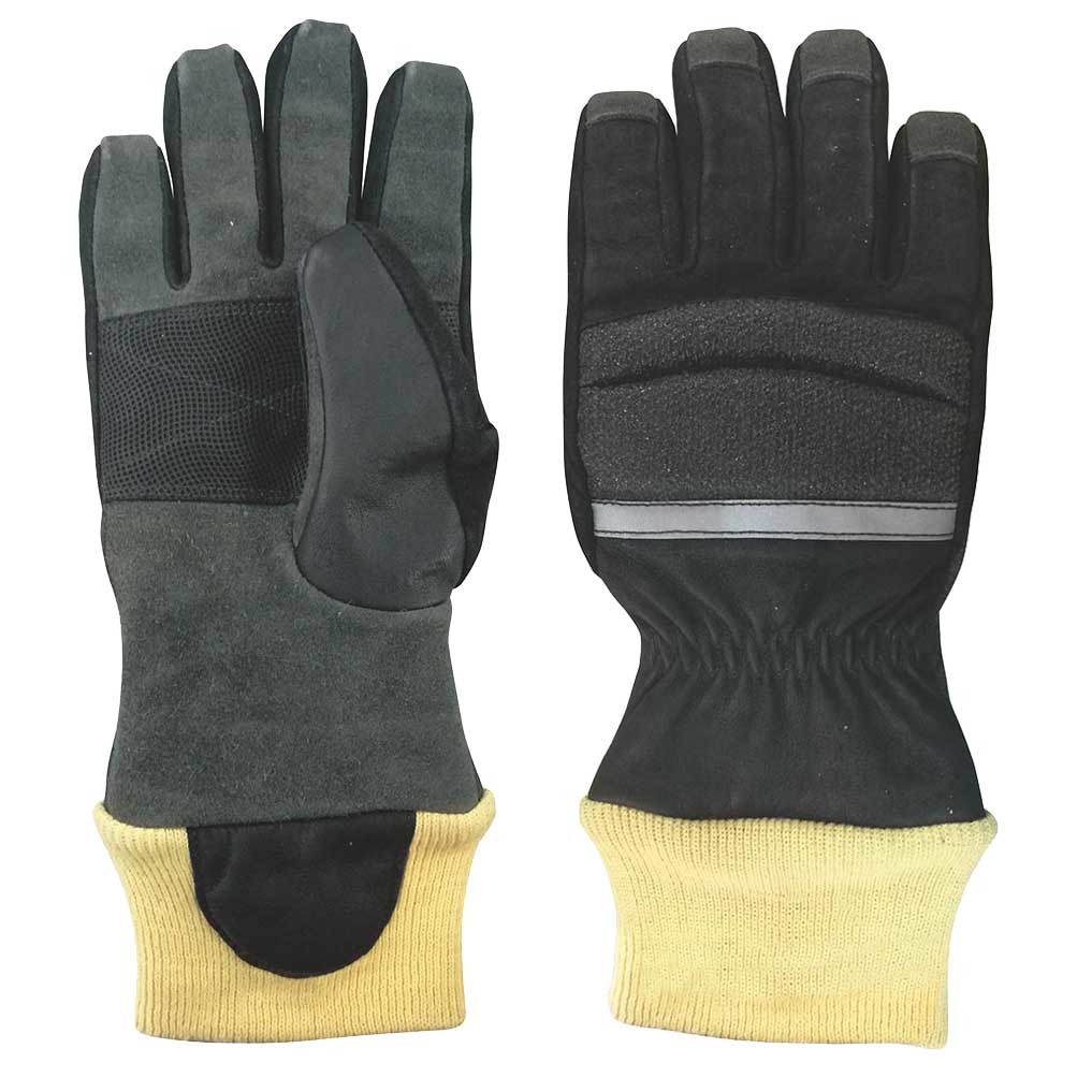 Естественные перчатки пожарного Cowhide/кенгуру с отражательное КАК пояса NFPA/NZS