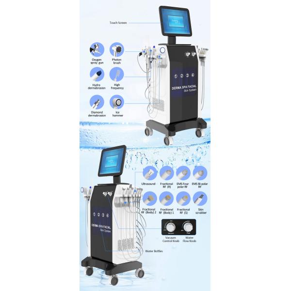 15 In 1 Beauty Spa Hydra Dermabrasion Machine For Facial Skin Care
