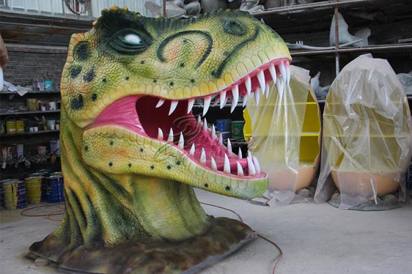 Equipamento do entretenimento da decoração da cabeça do dinossauro do lugar de Jurassic Park