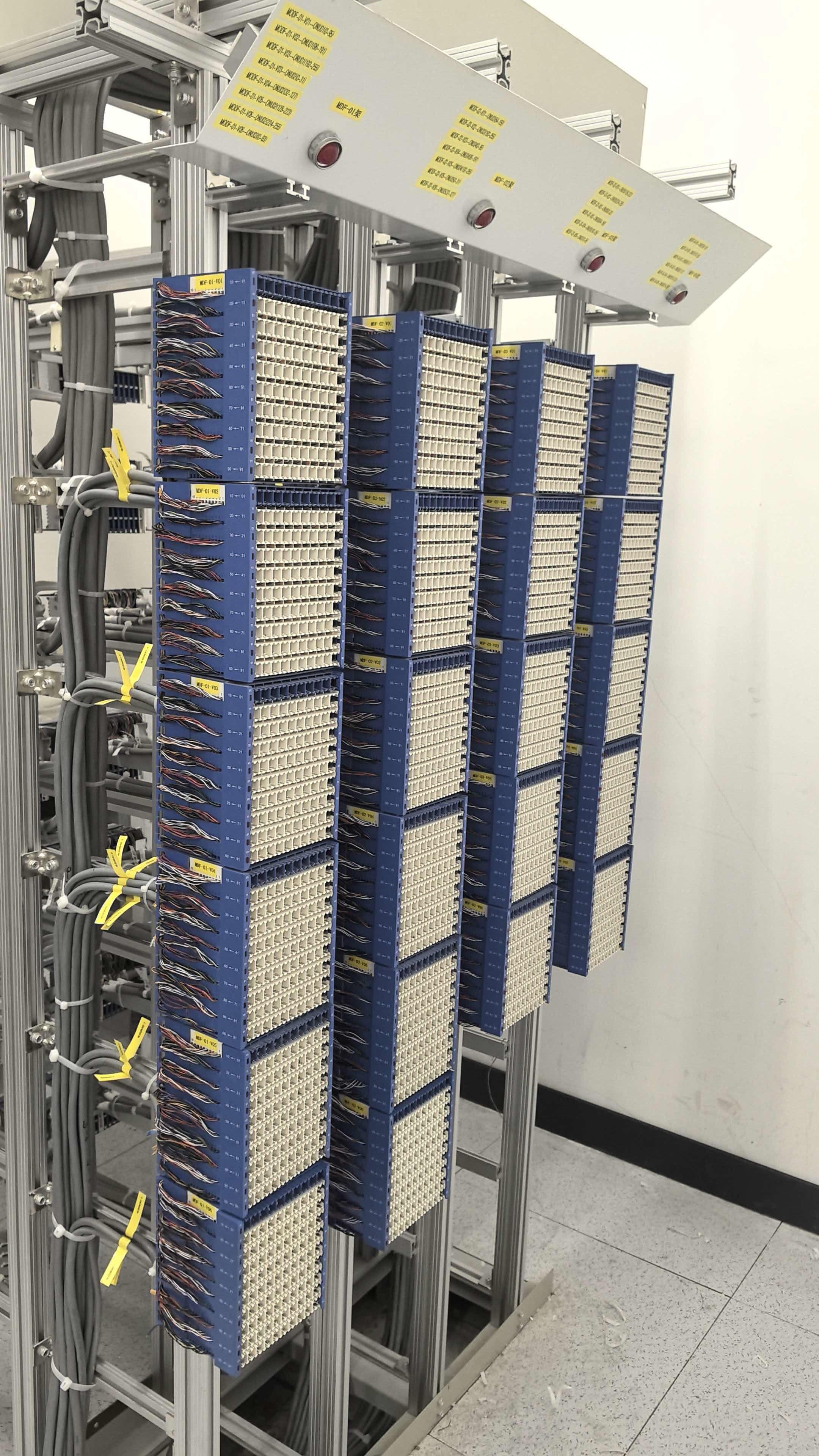 JPX202 Main Distribution Frame 100 Pairs MDF Telecom Protection Module for External Line