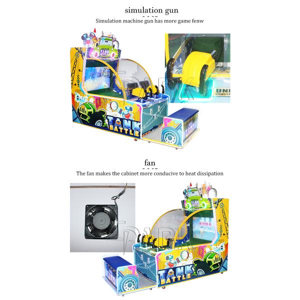 EPARK 42 inch Tank Battle video games Coin Operated Games arcade lottery games machines for sale