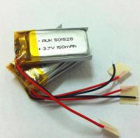 Bateria de lítio ultra fina, polímero 1C LiPo Bateria 3.7V 150mAh