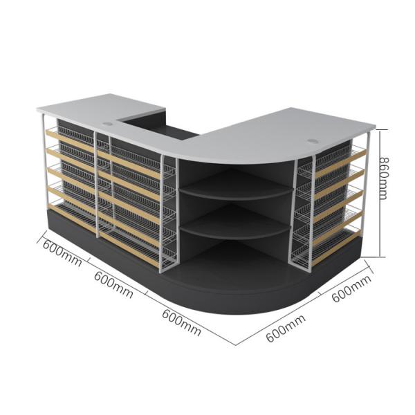 Регулируемые стальные кассы супермаркетов с индивидуальной длиной